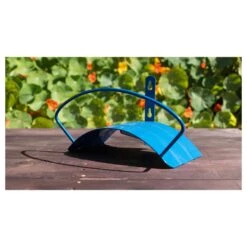 Yard Butler 125 Ft. Blue Wall Mounted Hose Hanger -Watering Zone 06ed73fe 9a03 4634 ac99 e6dfe48e8522