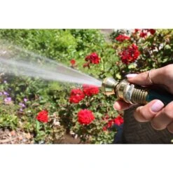 Little Big Shot 3 Pattern Adjustable Continuous Brass Hose Nozzle -Watering Zone 244d2cd5 ca0e 4838 a1e4 f656c82397a2