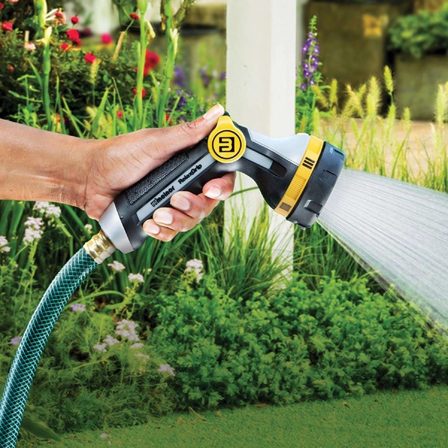 Melnor RelaxGrip 5 Pattern Adjustable Multi-Pattern ABS Hose Nozzle 5 Melnor RelaxGrip 5 Pattern Adjustable Multi-Pattern ABS Hose Nozzle - Image 3