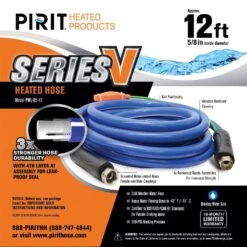 Pirit Series V 5/8 In. D X 12 Ft. L Medium Duty Heated Hose