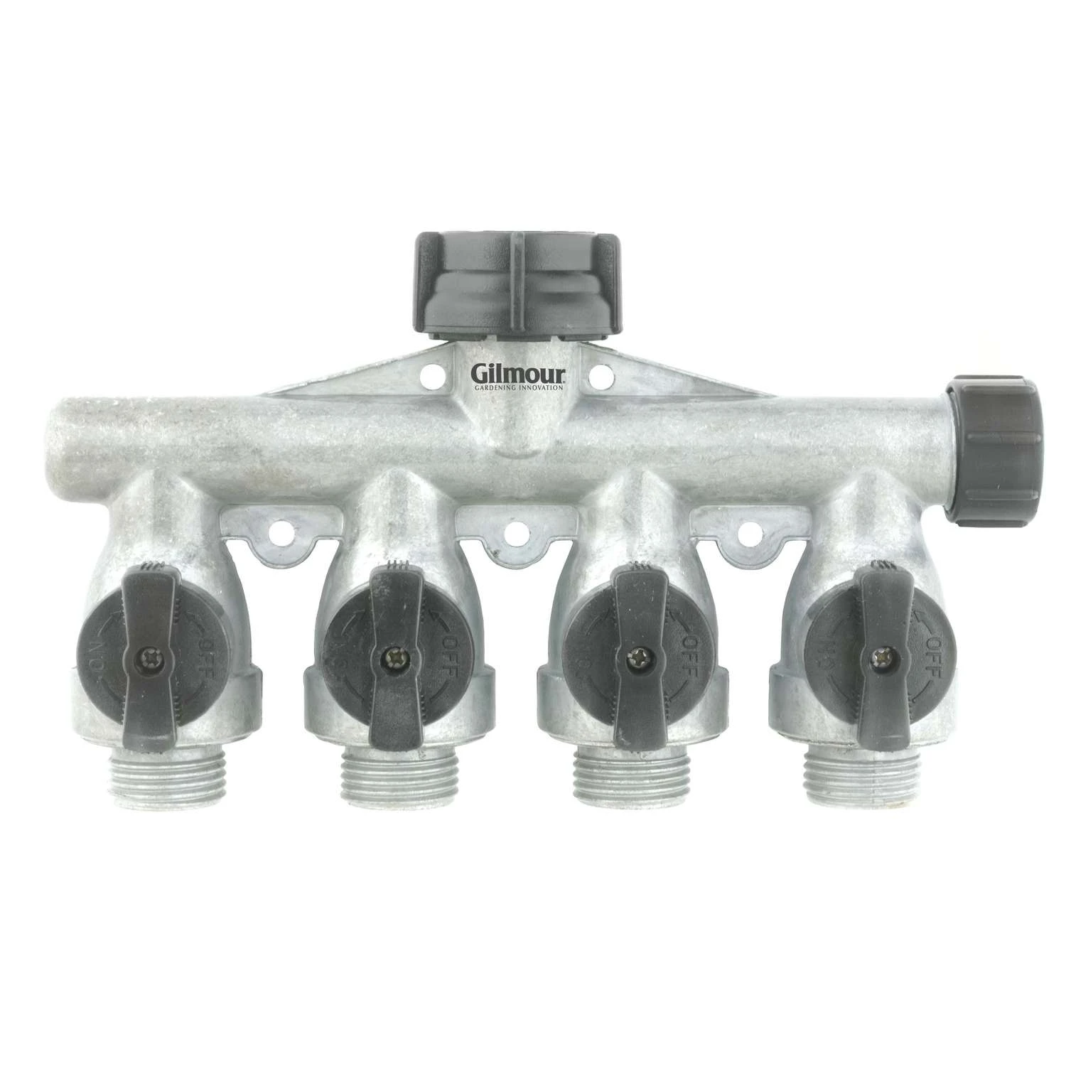 Gilmour 5/8 In. Metal Threaded Male 4-Way Shut-off Valve 3 Gilmour 5/8 In. Metal Threaded Male 4-Way Shut-off Valve