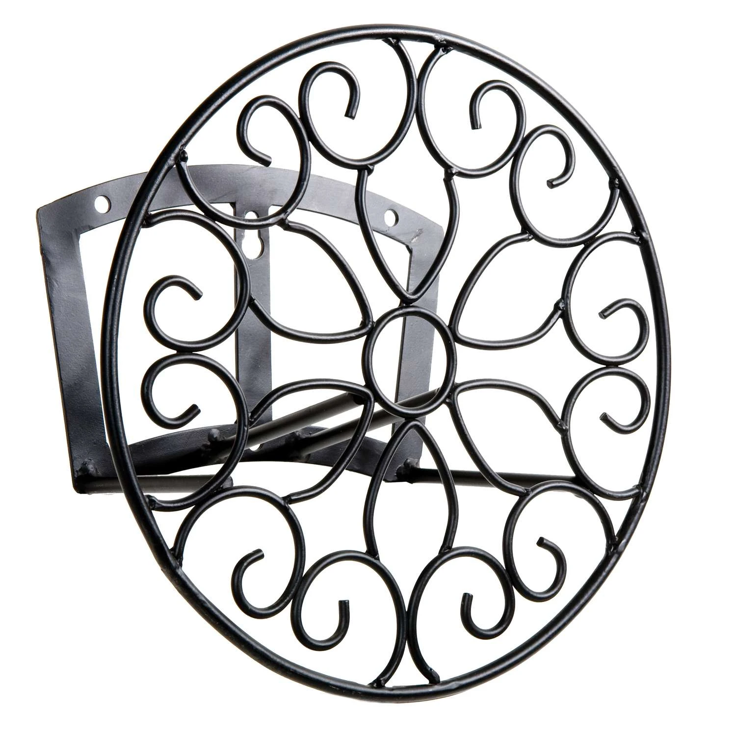 Panacea 100 Ft. Black Wall Mounted Hose Hanger 3 Panacea 100 Ft. Black Wall Mounted Hose Hanger