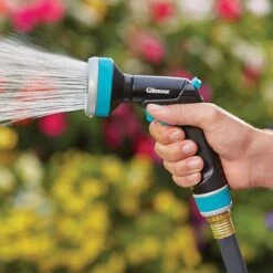 Gilmour Swivel Connect 8 Pattern Adjustable Metal Hose Nozzle -Watering Zone 4e23825f b252 4c0f 81e6 bc5606360ae9