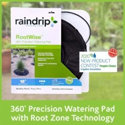 Raindrip For 1/4 In. Tubing Precision Watering Pad 0.5 In. H 1 Pk -Watering Zone 4f7d3fc7 5468 4f32 81d3 665290de58a6