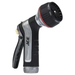 Ace 7 Pattern Adjustable Multi-Pattern Metal Heavy-Duty Hose Nozzle -Watering Zone 6ce2e7b1 a7cb 4ab4 b9f3 e70205046694