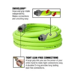 Flexzilla SwivelGrip 5/8 In. D X 25 Ft. L Medium Duty Garden Hose -Watering Zone 6eeee7fe 6c90 402e b5e1 d16aeaa3e2ef
