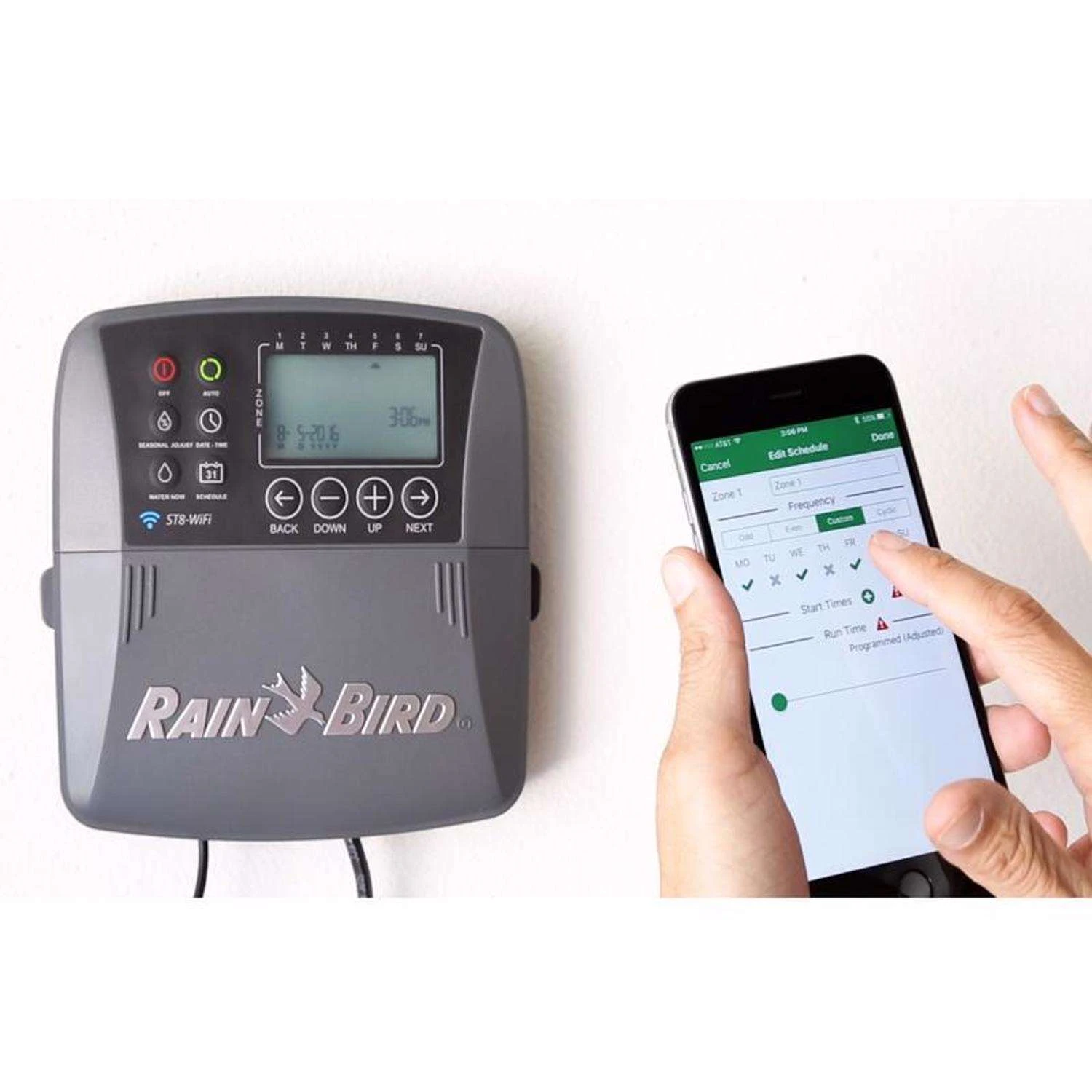 Rain Bird Programmable 8 Zone WiFi Sprinkler Timer 5 Rain Bird Programmable 8 Zone WiFi Sprinkler Timer - Image 3