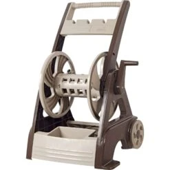 Ames NeverLeak 250 Ft. Brown Wheeled Hose Reel Cart