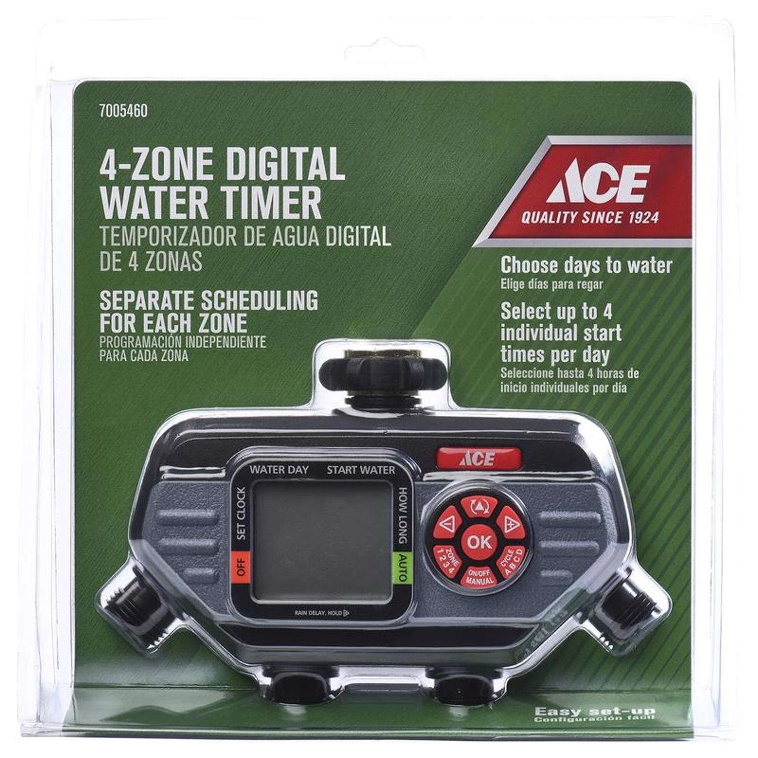 Ace HydroLogic Programmable 4 Zone Digital Water Timer 3 Ace HydroLogic Programmable 4 Zone Digital Water Timer