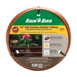 Rain Bird Plastic Drip Irrigation Emitter Tubing 1/2 In. D X 50 Ft. L