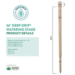 Deep Drip For 1/4 In. Tubing Drip Irrigation Watering Stake 36 In. H 1 Pk 10 Deep Drip For 1/4 In. Tubing Drip Irrigation Watering Stake 36 In. H 1 Pk -Watering Zone 91dc666d 8275 4994 ba80 615c4eba5233