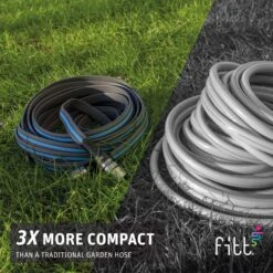 Fitt Force Pro 5/8 In. D X 100 Ft. L Heavy Duty Premium Grade Garden Hose -Watering Zone a01c6855 04cc 4f96 b85e 2b1fbe3b6044