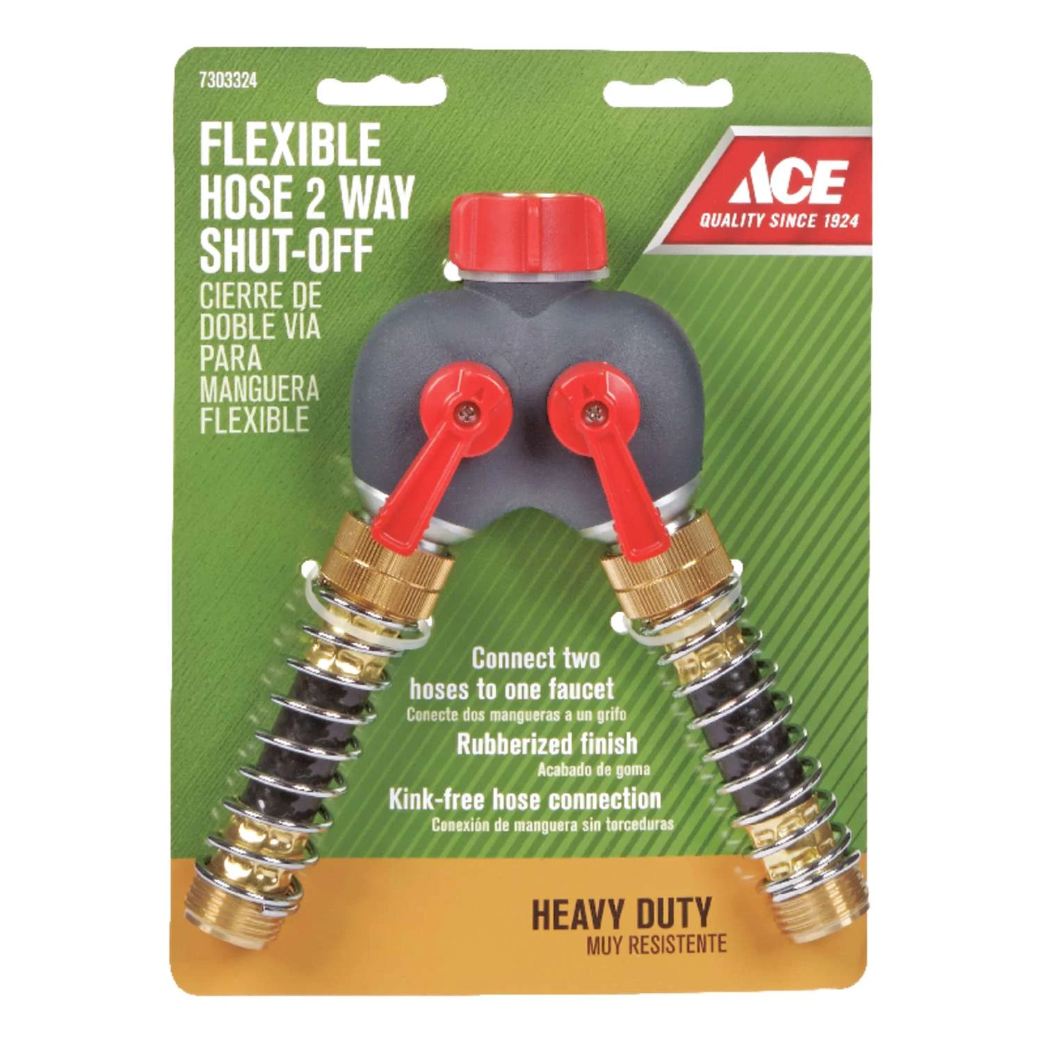 Ace Plastic Threaded Male Flexible Hose 2-Way Shut-off Valve 4 Ace Plastic Threaded Male Flexible Hose 2-Way Shut-off Valve - Image 2