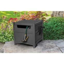 Suncast Smart Trak 225 Ft. Gray Retractable Free Standing Hideaway Hose Reel -Watering Zone b4d22792 b3b3 4de6 9507 ce7fd941cd66