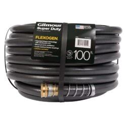 Gilmour Flexogen 5/8 In. D X 100 Ft. L Heavy Duty Premium Grade Garden Hose -Watering Zone b5baab9a 9d90 4b97 bdac d8dc76c0afde