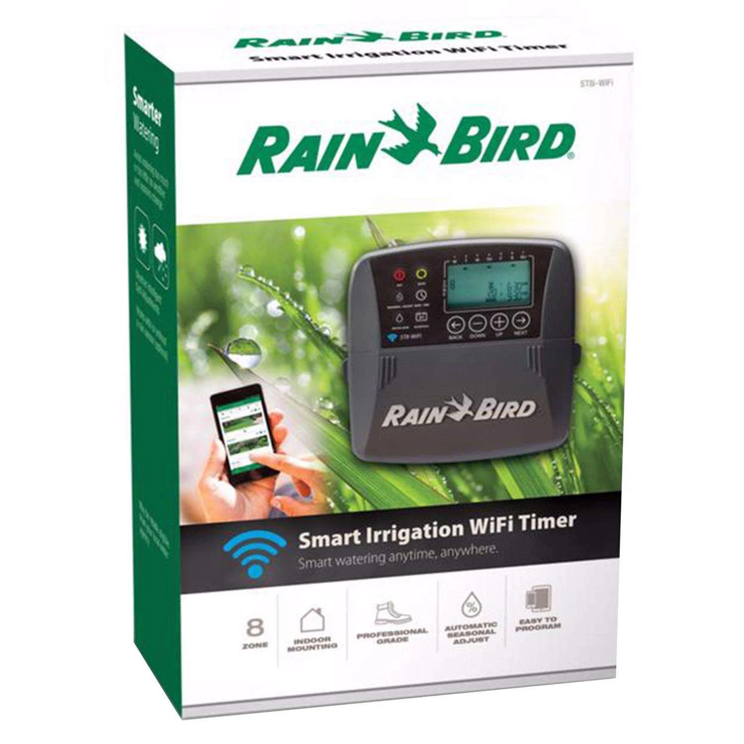 Rain Bird Programmable 8 Zone WiFi Sprinkler Timer 3 Rain Bird Programmable 8 Zone WiFi Sprinkler Timer
