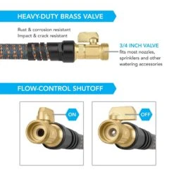 Hydrotech 5/8 In. D X 75 Ft. L Medium Duty Expandable Lightweight Garden Hose 15 Hydrotech 5/8 In. D X 75 Ft. L Medium Duty Expandable Lightweight Garden Hose -Watering Zone c8d27a82 72fd 4b1b b2db 2076b7e65794