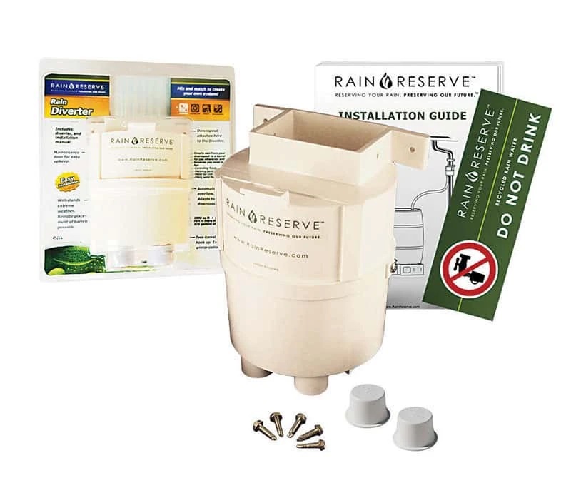 Rain Reserve White Diverter Kit Plastic 3 Rain Reserve White Diverter Kit Plastic