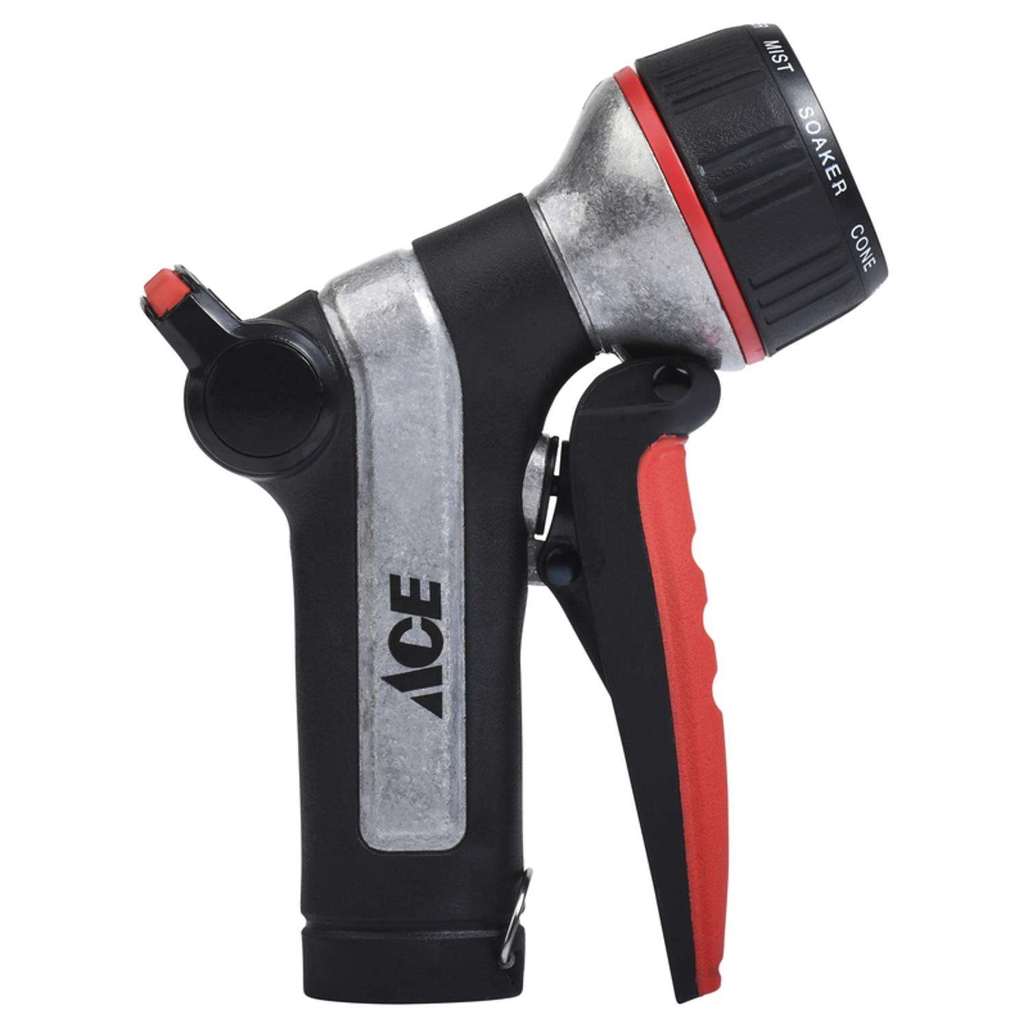 Ace 8 Pattern Metal Heavy-Duty Hose Nozzle 4 Ace 8 Pattern Metal Heavy-Duty Hose Nozzle - Image 2