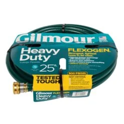 Gilmour Flexogen 1/2 In. D X 25 Ft. L Heavy Duty Garden Hose -Watering Zone cbed1471 a711 476a 9961 5ba6e99802bc