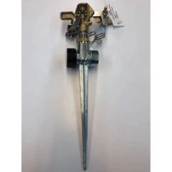 Quality Valve And Sprinkler Irrigator Pro Brass Non-Tipping Base Impulse Sprinkler 6361 Sq Ft 1 Pk