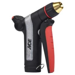 Ace 2 Pattern Adjustable Metal Heavy-Duty Hose Nozzle -Watering Zone e9d77a98 5b5e 4418 9f46 f4660ef02ce6