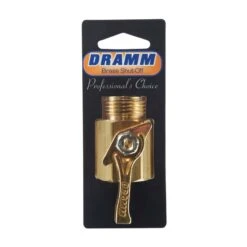 Dramm 3/4 In. Brass Threaded Male Hose Shut-off Valve