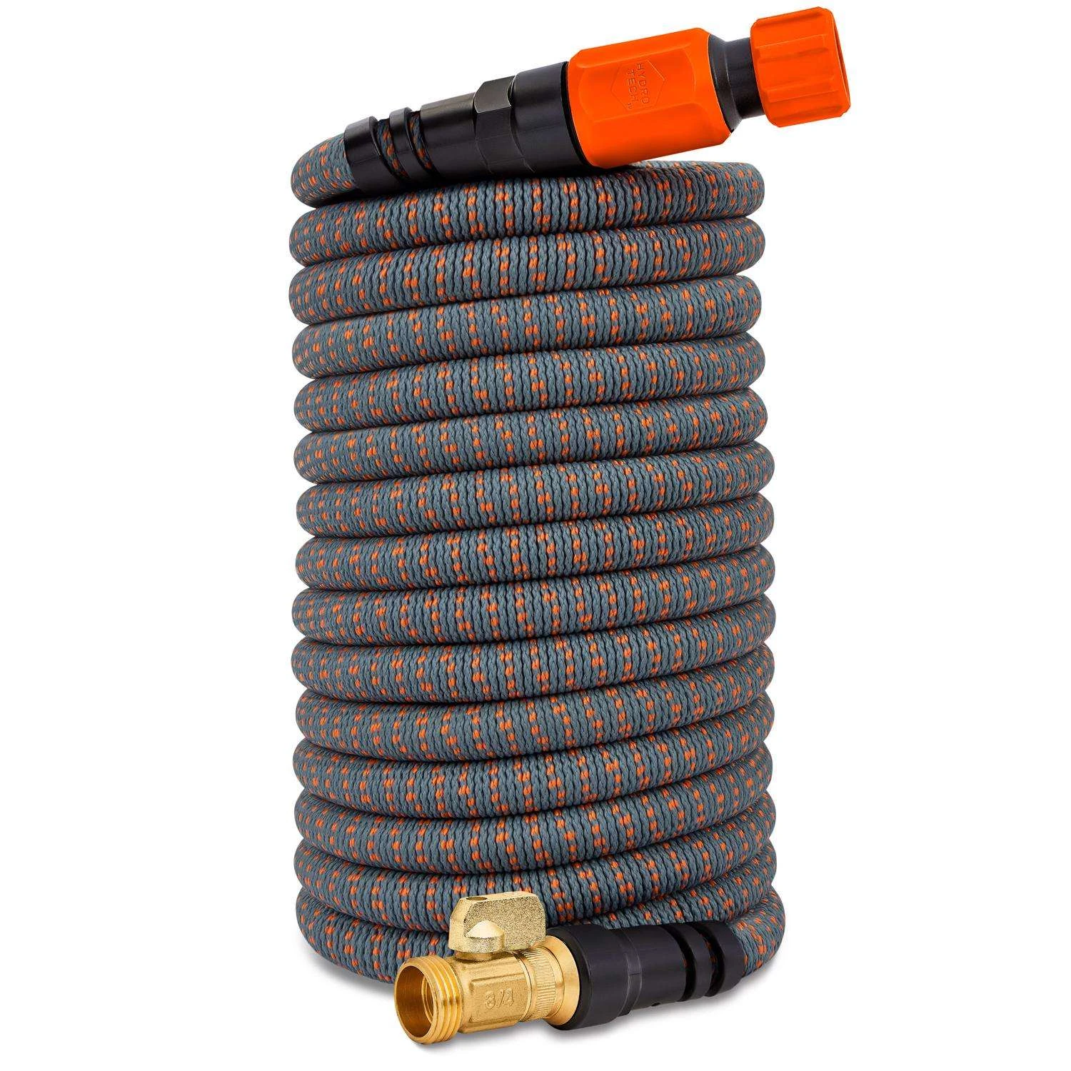 Hydrotech 5/8 In. D X 75 Ft. L Medium Duty Expandable Lightweight Garden Hose 4 Hydrotech 5/8 In. D X 75 Ft. L Medium Duty Expandable Lightweight Garden Hose - Image 2